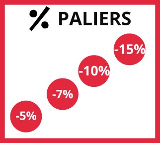 SOLDES Nos remises par paliers